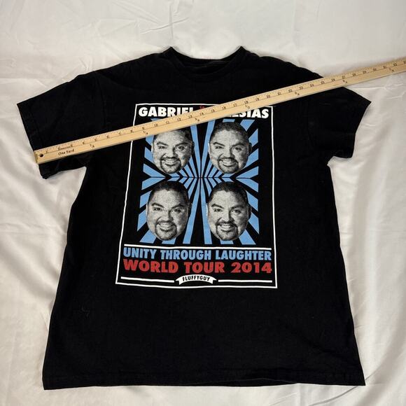 Gabriel Iglesias Unity Through Laughter World Tour 2015  Black Approx Size Large - Picture 6 of 7